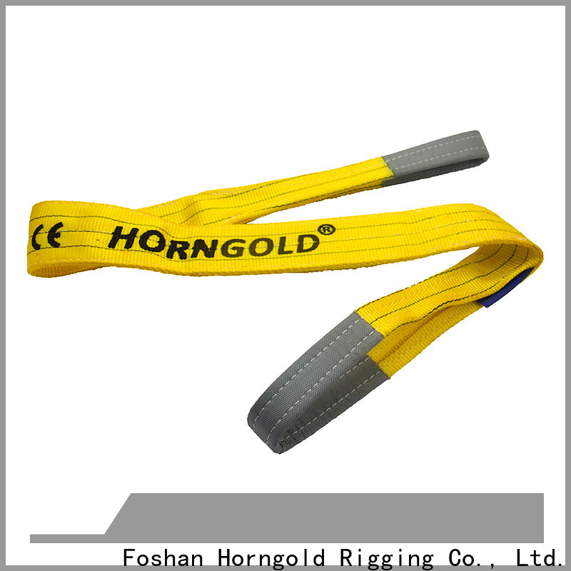 Horngold 6000kg safety lifting straps suppliers for lashing