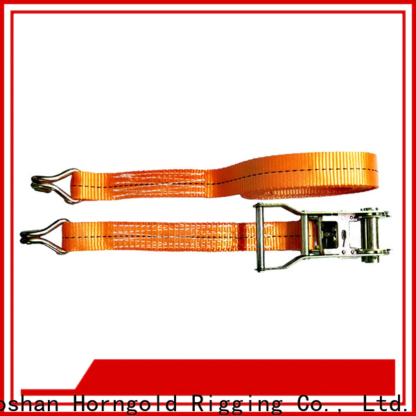 Latest ratchet straps with safety hooks two suppliers for lashing