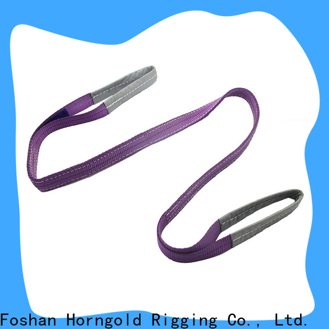 Top double ply webbing sling sling supply for lashing