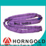 Horngold polyethylene custom lifting straps manufacturers for cargo