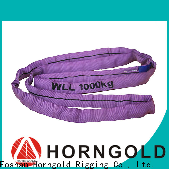 Horngold polyethylene custom lifting straps manufacturers for cargo