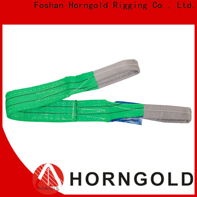 Horngold catalog textile sling suppliers for lashing