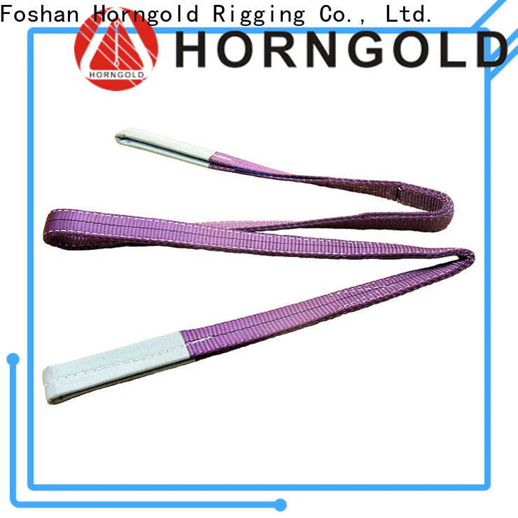 Horngold polyethylene 2 ton lifting straps suppliers for lifting