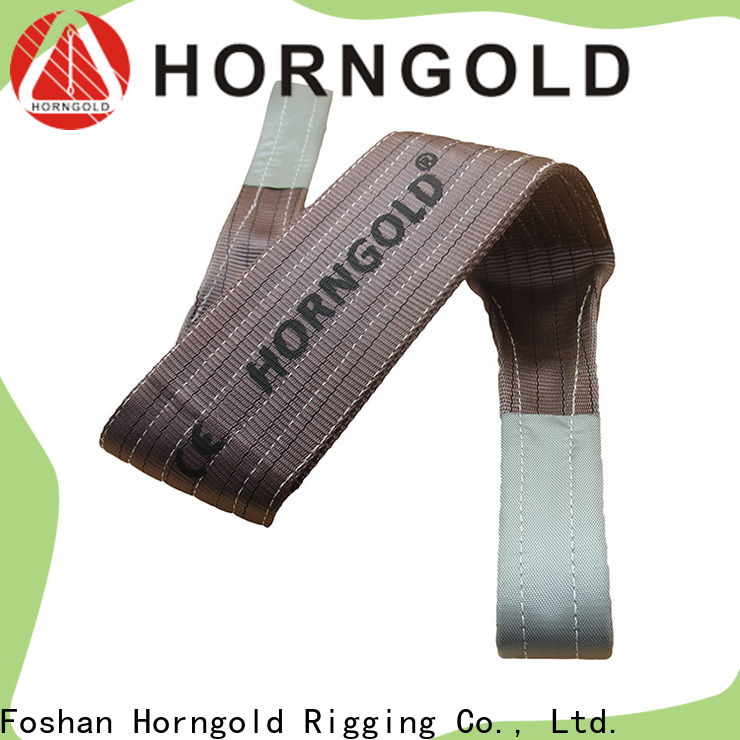 Horngold round flat webbing sling for business for lifting