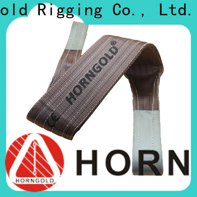 Horngold flat pipe lifting straps manufacturers for lashing