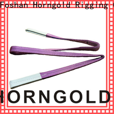 Horngold lifting polyester webbing sling specification factory for cargo