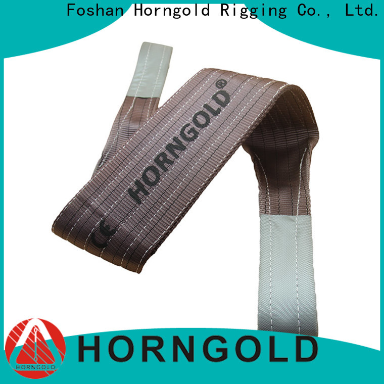 Horngold Top nylon lifting straps with hooks suppliers for lifting