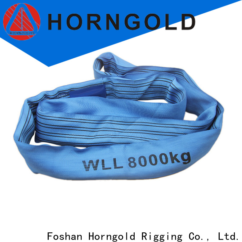 Horngold polyethylene equipment lifting straps for business for lashing