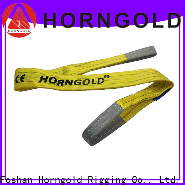 Horngold Custom nylon lifting straps with hooks supply for cargo