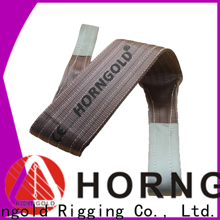 Top flat polyester woven webbing sling webbing factory for cargo