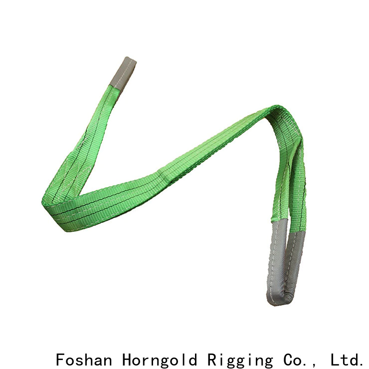 Horngold flat polyester sling belt company for lashing