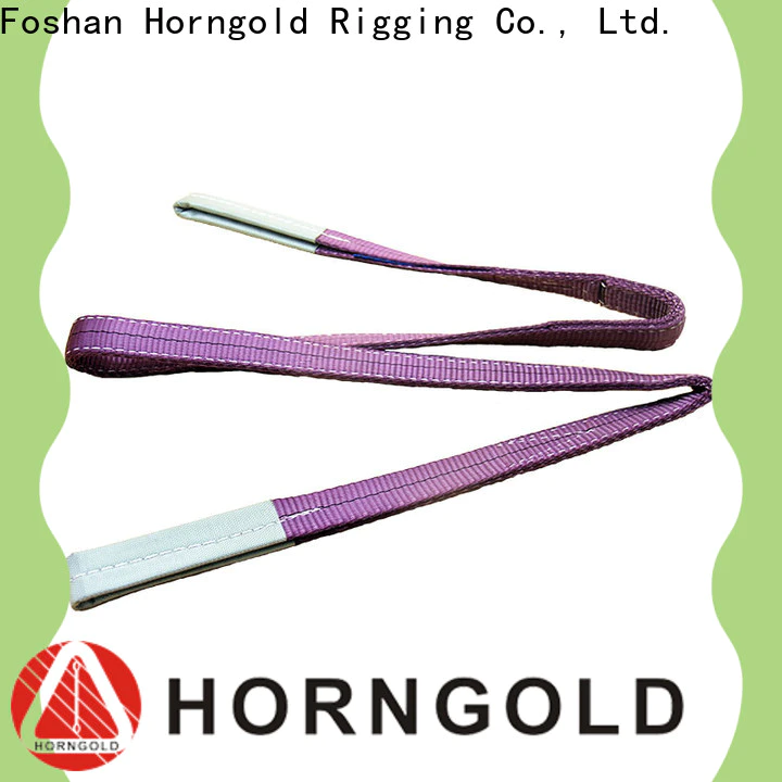 Horngold Top round sling belt factory for lashing