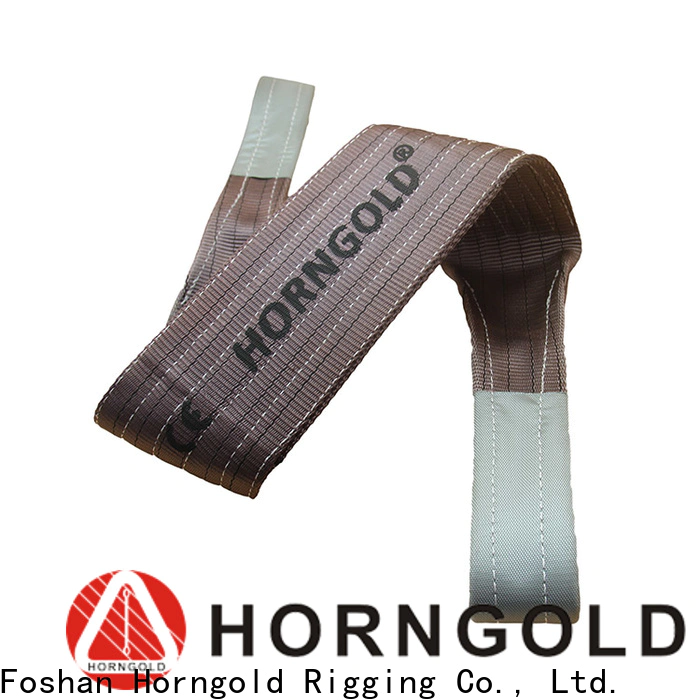 Horngold Top polyester webbing sling specification suppliers for lashing