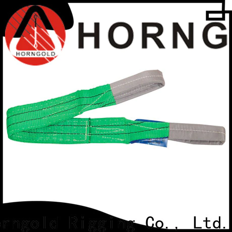 Horngold High-quality polyester webbing sling specification factory for cargo
