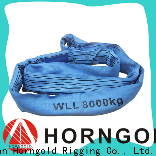 Horngold sling polyester duplex webbing slings manufacturers for lifting