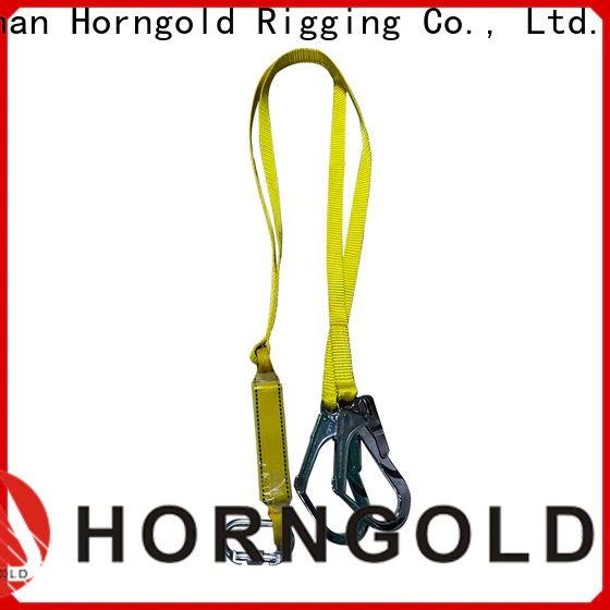 Custom safety full body harness double lanyard absorber supply for cargo