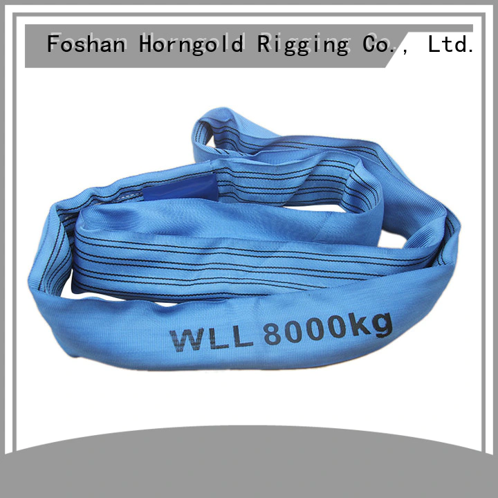 Horngold polyester webbing sling belt type supply for lifting