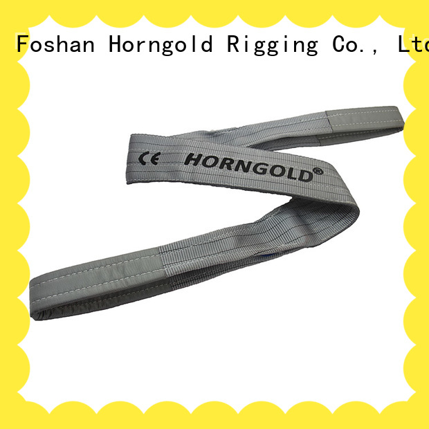 Horngold sling polyester duplex webbing slings manufacturers for cargo