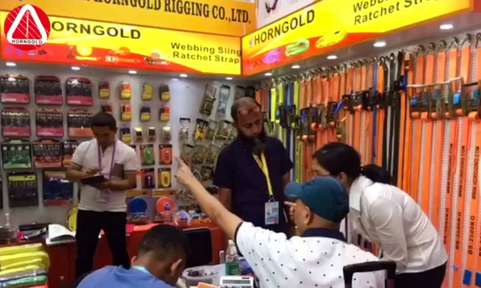 In 126th Canton Fair Attracted Ratchet Tie Down Customers